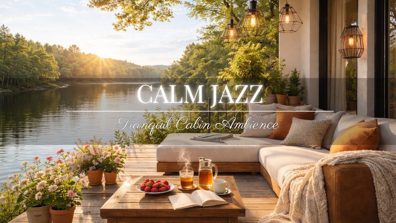 Soothing Lakeside Jazz | Soft Coffeehouse Instrumental for Relaxation and Renewal