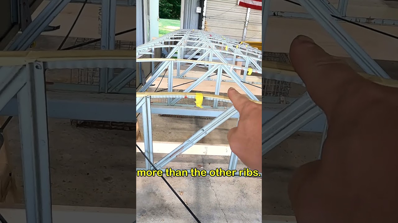 Previous repair gone wrong? Bowed wing rib.