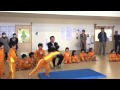 保育園で側転の練習！横峯先生から合格もらえるかな？