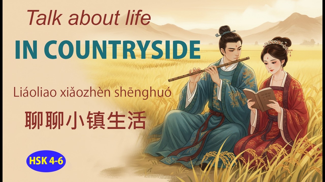 HSK 4-6 | Chinese podcast | Talk about life in countryside