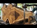 The process of making blocks for teak wood door frames