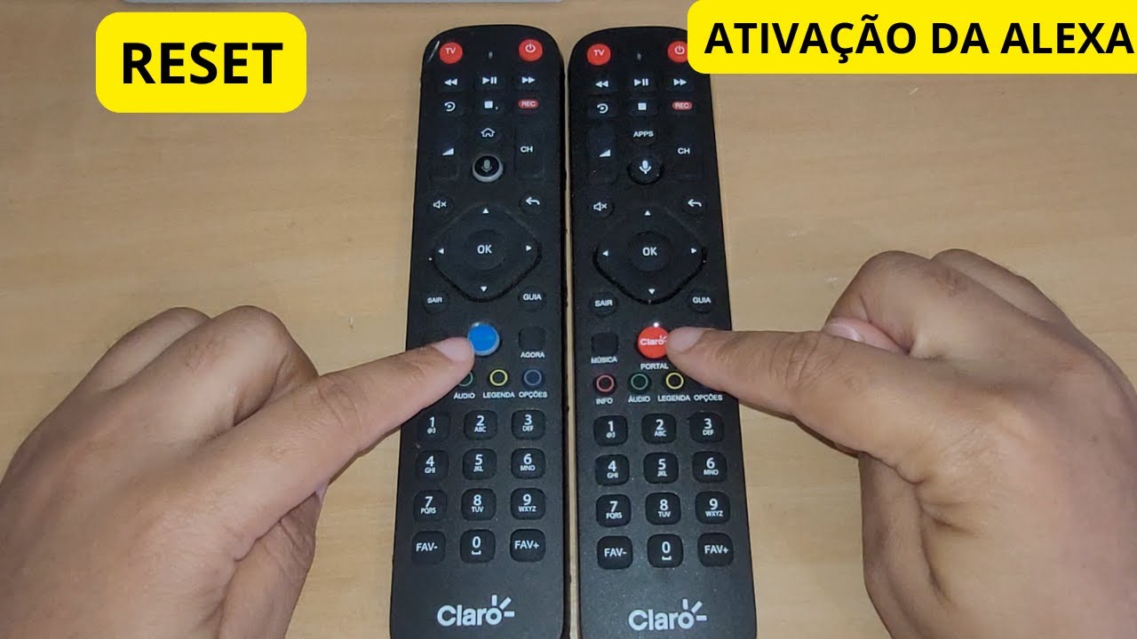 como resetar controle claro box tv ativar alexa