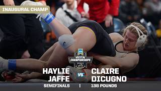 Claire DiCugno vs. Haylie Jaffe: 2026 NCAA women's wrestling semifinals (138 lbs.) | FULL MATCH
