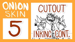 CUTOUT ANIMATION Pt5 - Inking the Layers