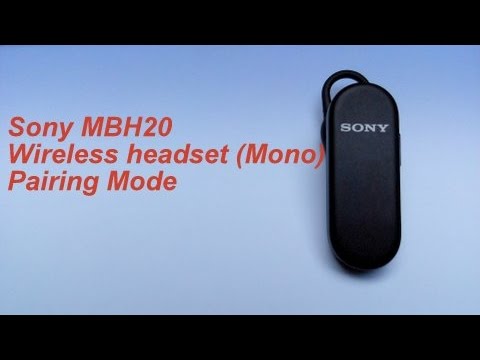 How-to pair Sony MBH20 | Guide | Haresh