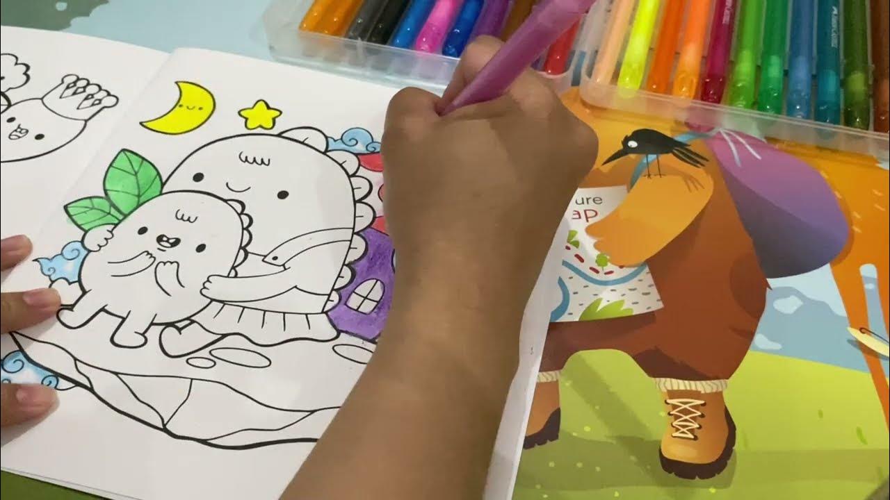 Coloring Cute Cartoon How to Coloring Book Colors for Toddlers