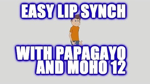 Easy Mouth Animation Lip Sync with Moho 12 (Anime Studio) and Papagayo