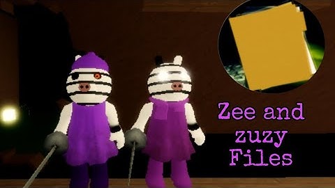 How to get all Zee and zuzy experience files in piggy: Traumatic experiences | Roblox