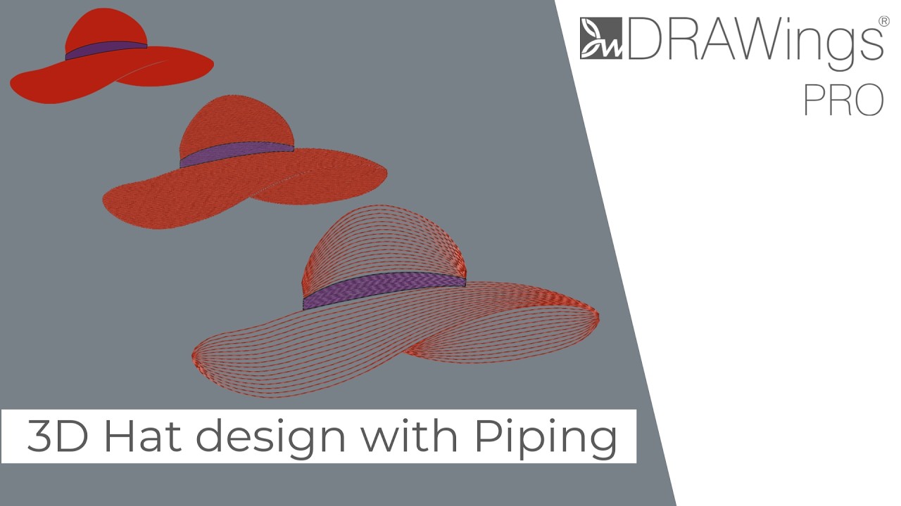 Unique Hat Design: Create Stunning 3D Effects with Piping! 1 YouTube player