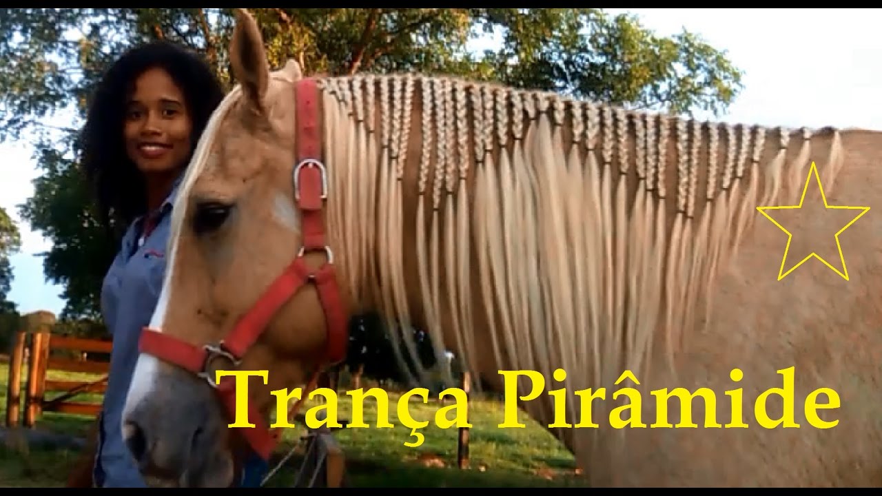 ♥ Como fazer trança pirâmide na crina do cavalo ♥ Série Tranças #3 - thptnganamst.edu.vn