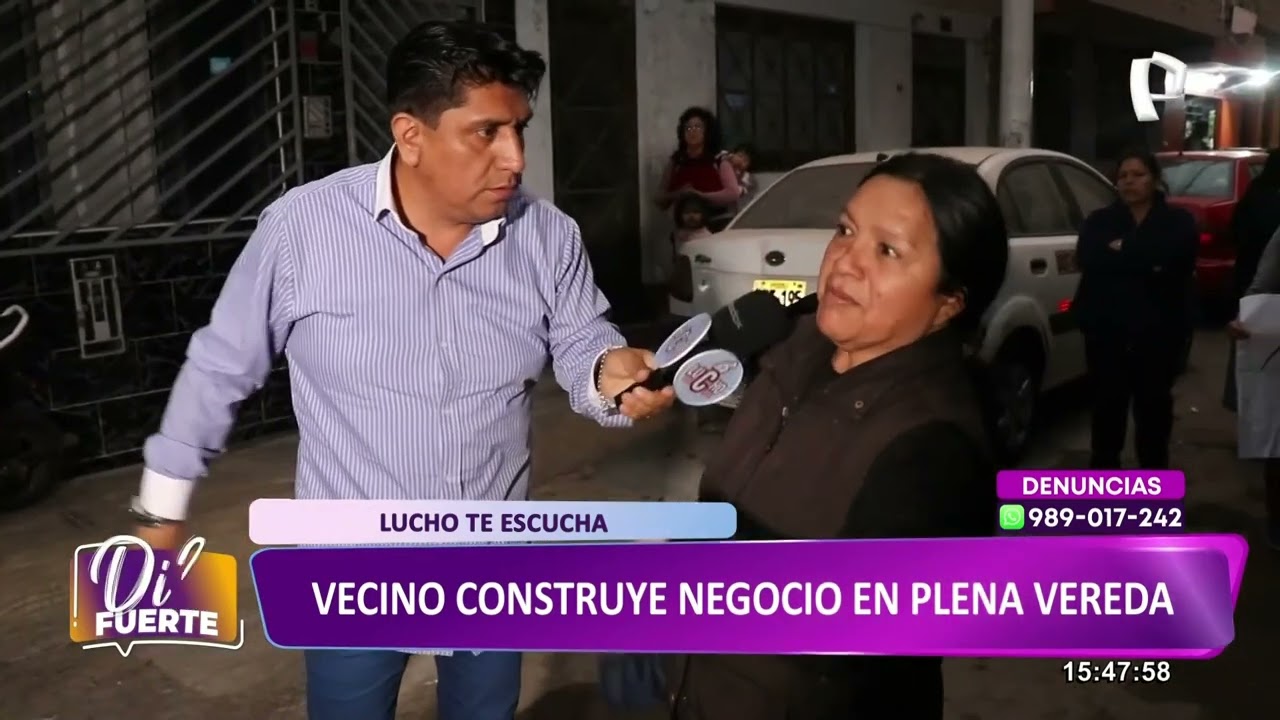 Callao: Vecina construye su negocio en plena vereda y parte de la pista