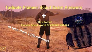 Pioneer Scout Exams Locations and Answers | Fallout 76