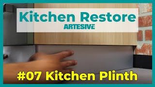 #07 Artesive Kitchen Restore - Terminiamo l&#39;Applicazione sullo Zoccolo della Cucina