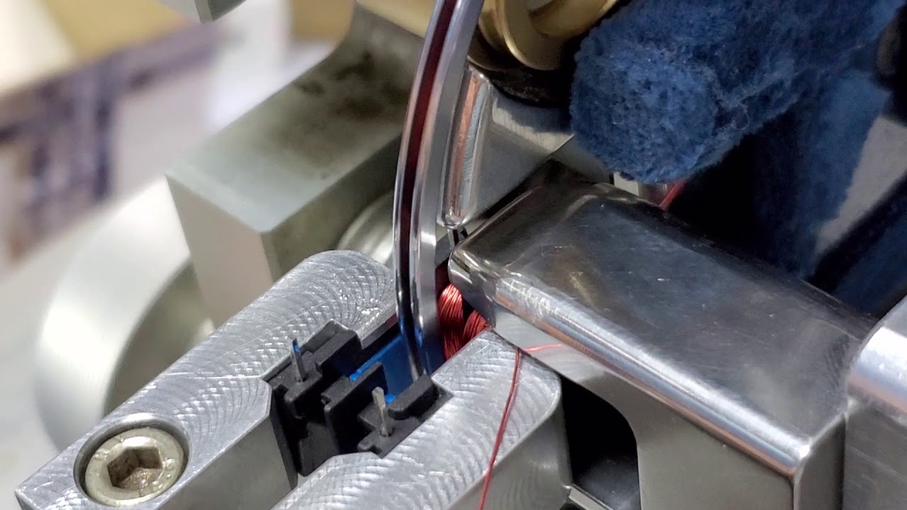 Намотка синфазного дросселя с прямоугольным сердечником - YouTube