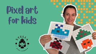 Crack the Pixel Code! ✨ DIY Mystery Picture Game for Kids (FREE Templates) screenshot 1