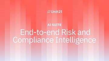 Unit21 AI Suite – End-to-End Intelligence