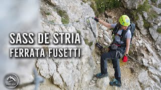 Via Ferrata Fusetti - Sass de Stria - świetna ferrata dla początkujących. [01.07.2022]