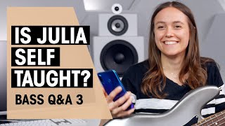 Is Julia a Self-Taught Bassist? | Bass Q&A 3 | Thomann
