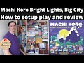 Machi koro bright lights big city board game how to setup play and review  amass games 