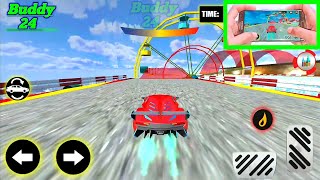 익스트림 시티 GT 자동차 스턴트 - 안드로이드 게임 플레이 - Handcam #5를 사용한 스포츠카 미친 스턴트 게임 screenshot 1