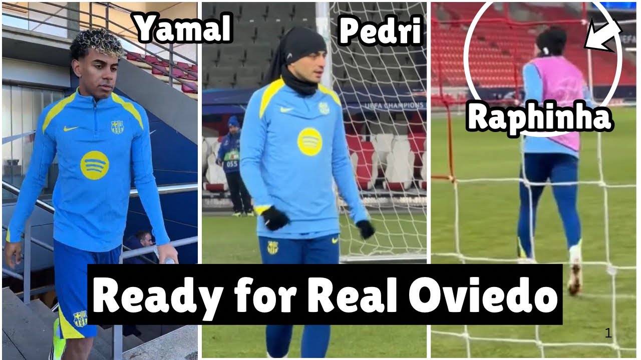 High Energy in Barcelona Training Today as Yamal, Pedri & Raphinha Shine Ahead of Real Oviedo