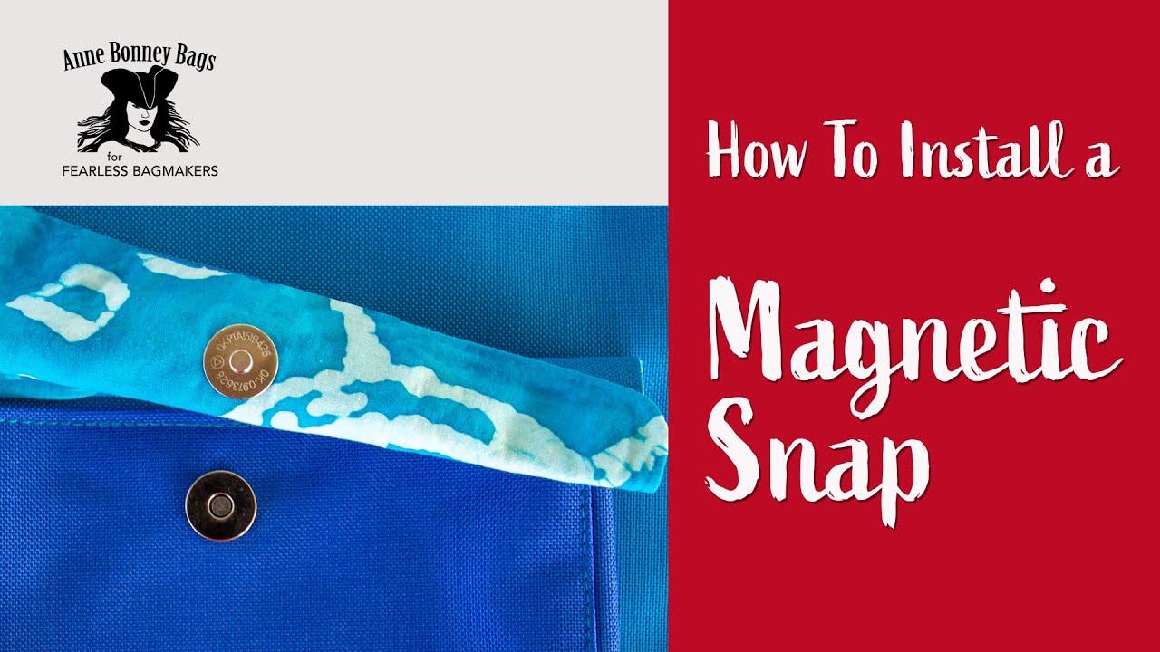 Add a Magnetic Snap Closure – BuboHandmade