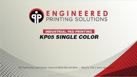KP05 1C Pad Printing