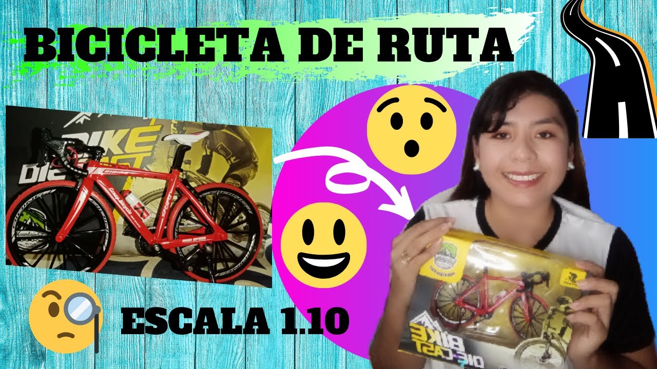 Bicicleta miniatura de ruta😱🚲/ A ESCALA 1.10🙈😎😲😀