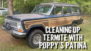 Protecting the patina using Poppy’s Patina on Termite! #patina #grandwagoneer #fsj