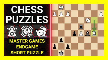 Chess Puzzles to Practice. Themes: Master games, Endgame, Short puzzle. Learn Chess