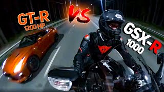 1200HP GT-R vs Suzuki GSX-R 1000 L2