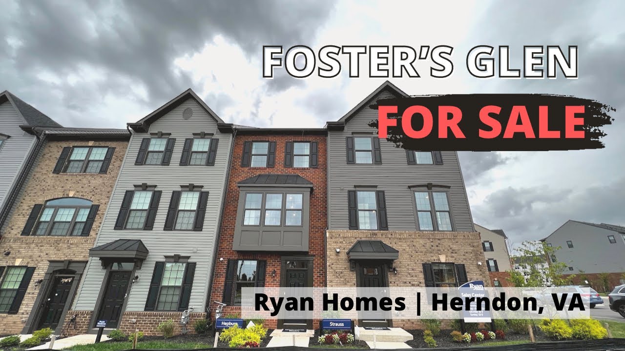 STUNNING Hepburn Model Ryan Home Fosters Glen Community Herndon