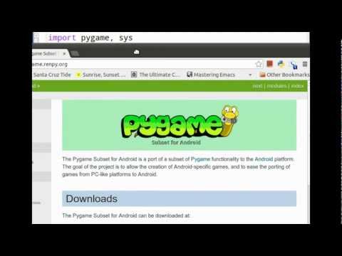 Lesson 5 Pt 1 - Going Mobile - Python on Android