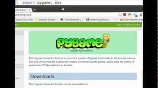 Lesson 5 Pt 1 - Going Mobile - Python on Android Wealth