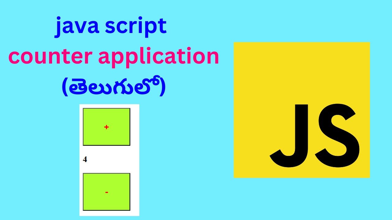 counter application in javascript - YouTube