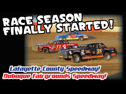 Lafayette County Speedway / Dubuque Fairgrounds Speedway racing opening night 2023!