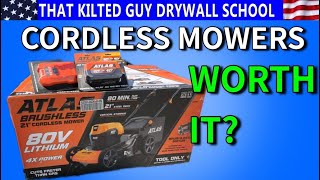 This Harbor Freight Cordless Electric Mower made me sell my Gas Lawn Mower