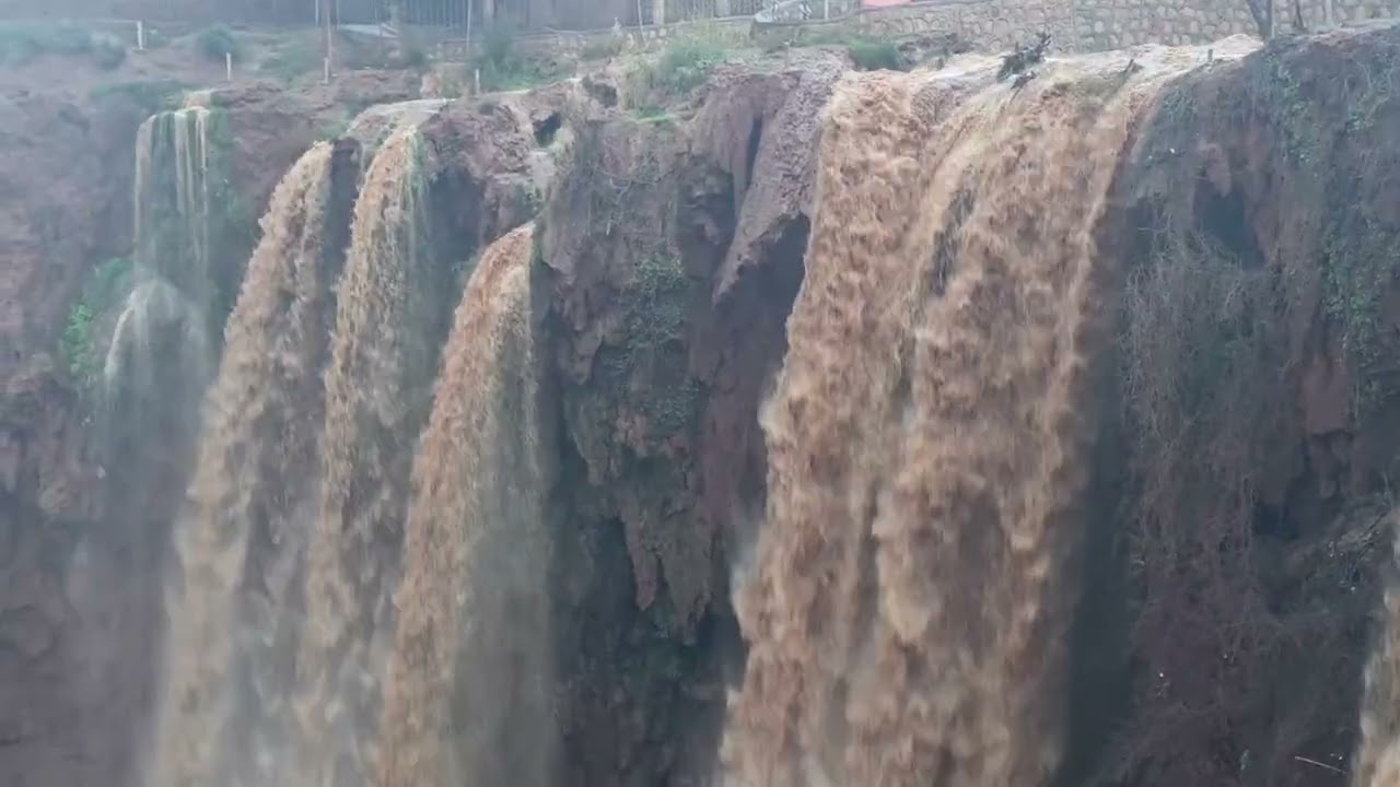 شلالات أوزود بعد أمطار الخير