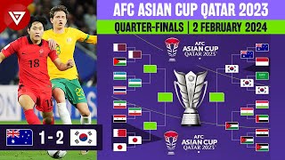 🔴 Australia vs South Korea - Quarter-Finals Results AFC Asian Cup 2023 as of February 2