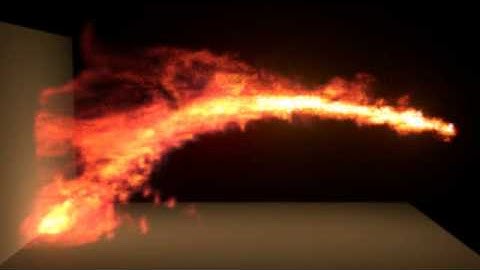 Flamethrower made in Blender