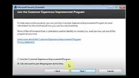 How to Download an Install Microsoft Security Essentials
