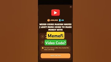 Memefi: weird coin making ways, legit mene coin to make money with? | Memefi video Code? | #memefi