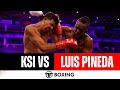 Ksi vs luis pineda  full fight highlights  misfits boxing