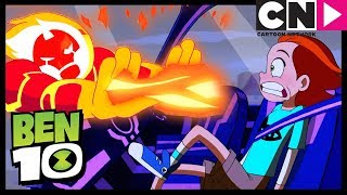 Мультфильм Ben 10 Upgrade and Heatblast Race Lagrange Drive You Crazy Cartoon Network