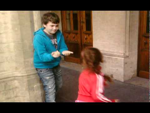 A little girl hit my little brother - YouTube