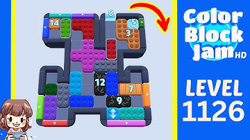 Color Block Jam Level 1126 Solution Walkthrough