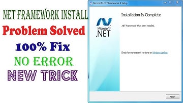 How to install Net Framework 4 on windows 7 ।| fix net framework v4.0.30319 error problem solve