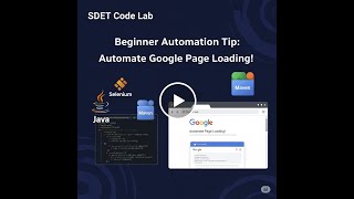Automate Google Page Loading using Selenium and Java
