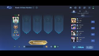 Mabar Push RANK Mobile Legends