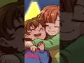 #undertale #deltarune #chara #frisk #hug #cute #comic #anime #animation #animationprocess